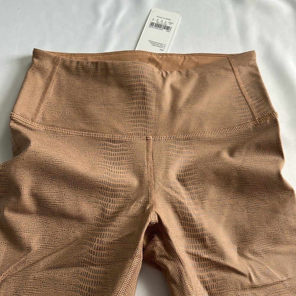 NWT CRZ YOGA Nude Matte Faux Leather Leggings "25 SZ XS - Picture 5 of 8